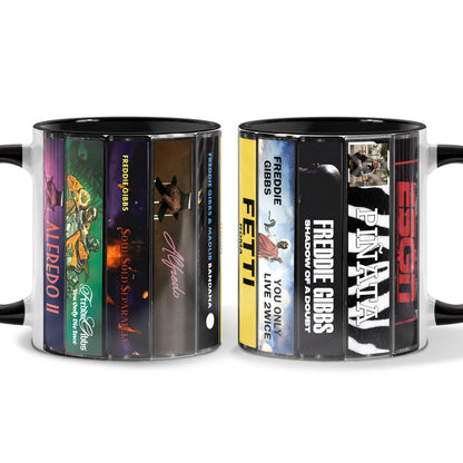 Freddie Gibbs Albums Cassette Collection Retro Accent Mug