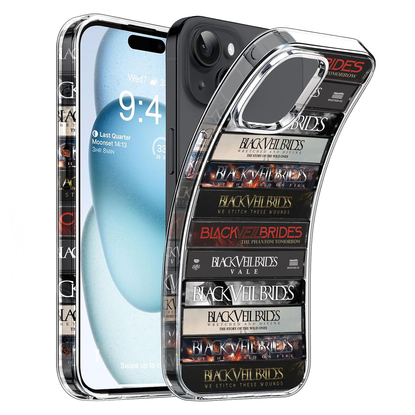 Black Veil Brides Albums Cassette Collection Retro Phone Case