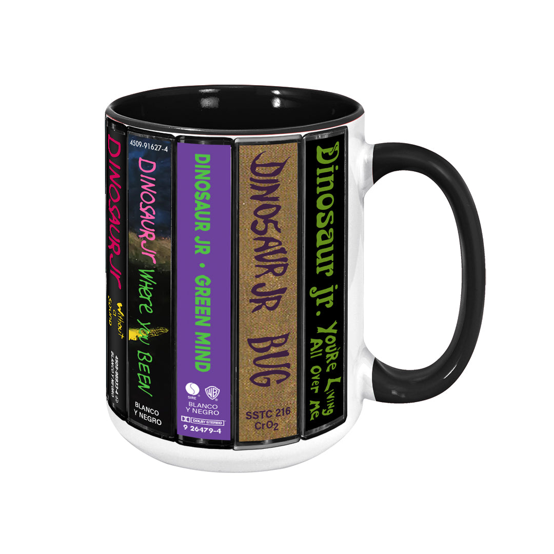 Dinosaur Jr Albums Cassette Collection Retro Accent Mug