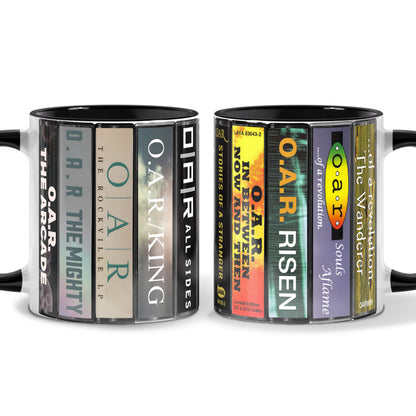 O.A.R. Albums Cassette Collection Retro Accent Mug