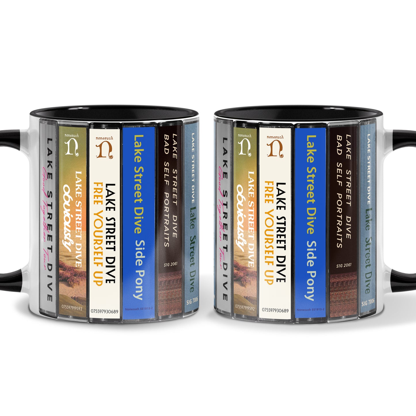 Lake Street Dive Albums Cassette Collection Retro Accent Mug