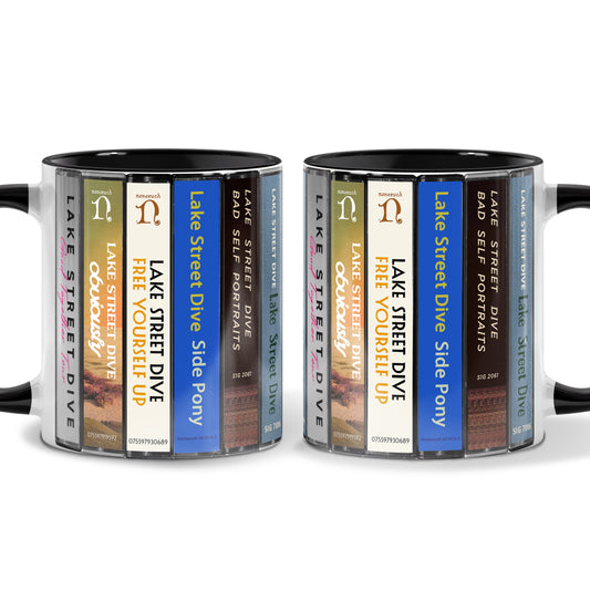 Lake Street Dive Albums Cassette Collection Retro Accent Mug
