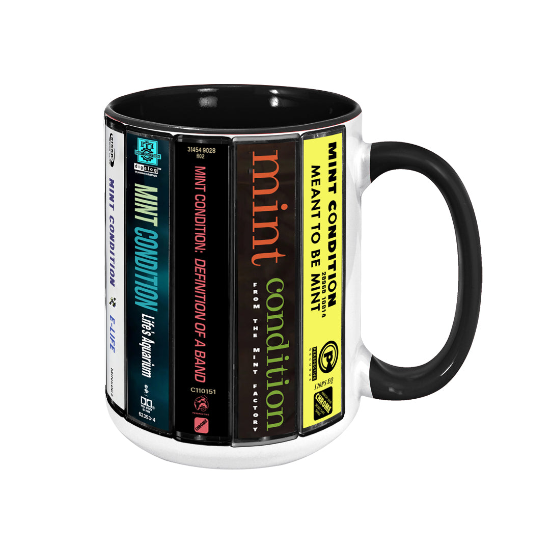 Mint Condition Albums Cassette Retro Collection Accent Mug