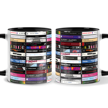 Duran Duran Albums Cassette Retro Collection Accent Mug - Extended Version