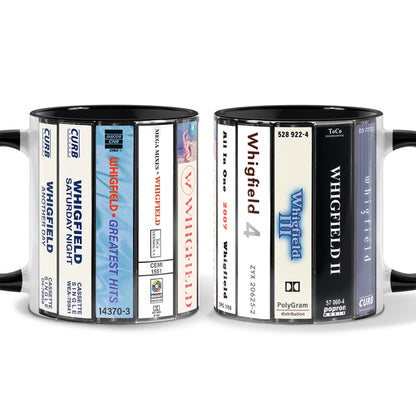 Whigfield Albums Cassette Collection Retro Accent Mug