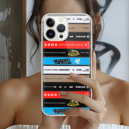 5 Seconds of Summer Albums Cassette Collection Retro Phone Case