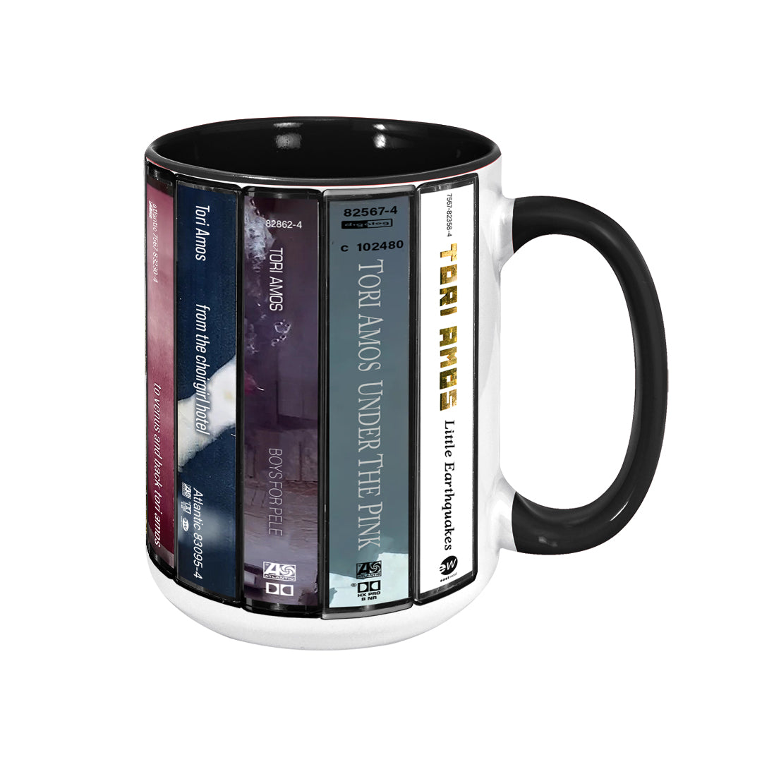 Tori Amos Albums Cassette Retro Collection Accent Mug