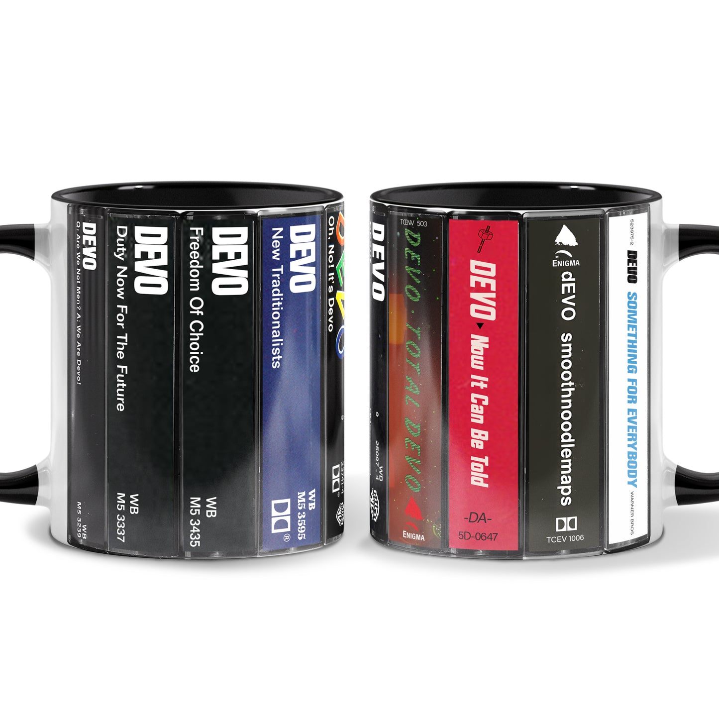 Devo Albums Cassette Retro Collection Accent Mug