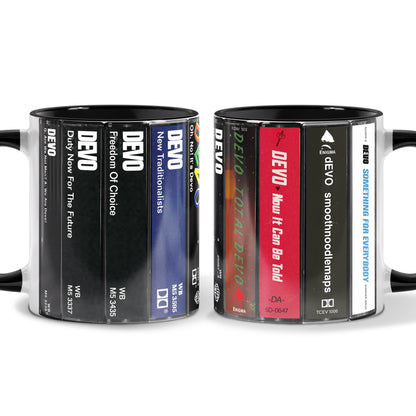 Devo Albums Cassette Retro Collection Accent Mug