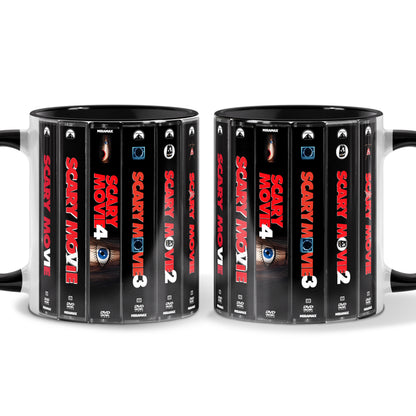 Scary Movie DVD Movies Collection Retro Accent Mug