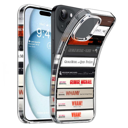 George Micheal Albums Cassette Collection Retro Phone Case