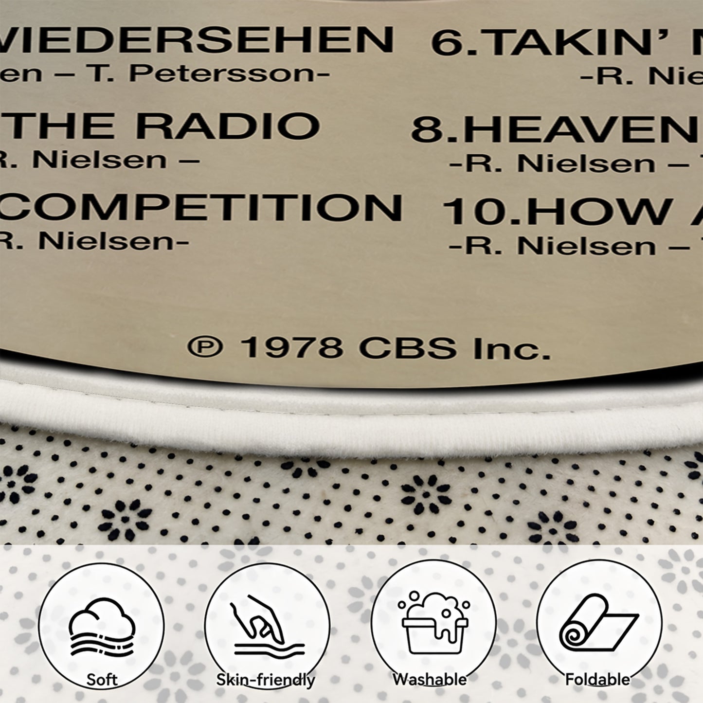 Cheap Trick Heaven Tonight Album Music CD Round Rug