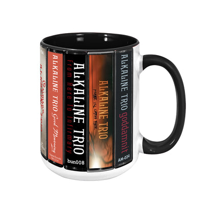 Alkaline Trio Albums Cassette Collection Retro Accent Mug