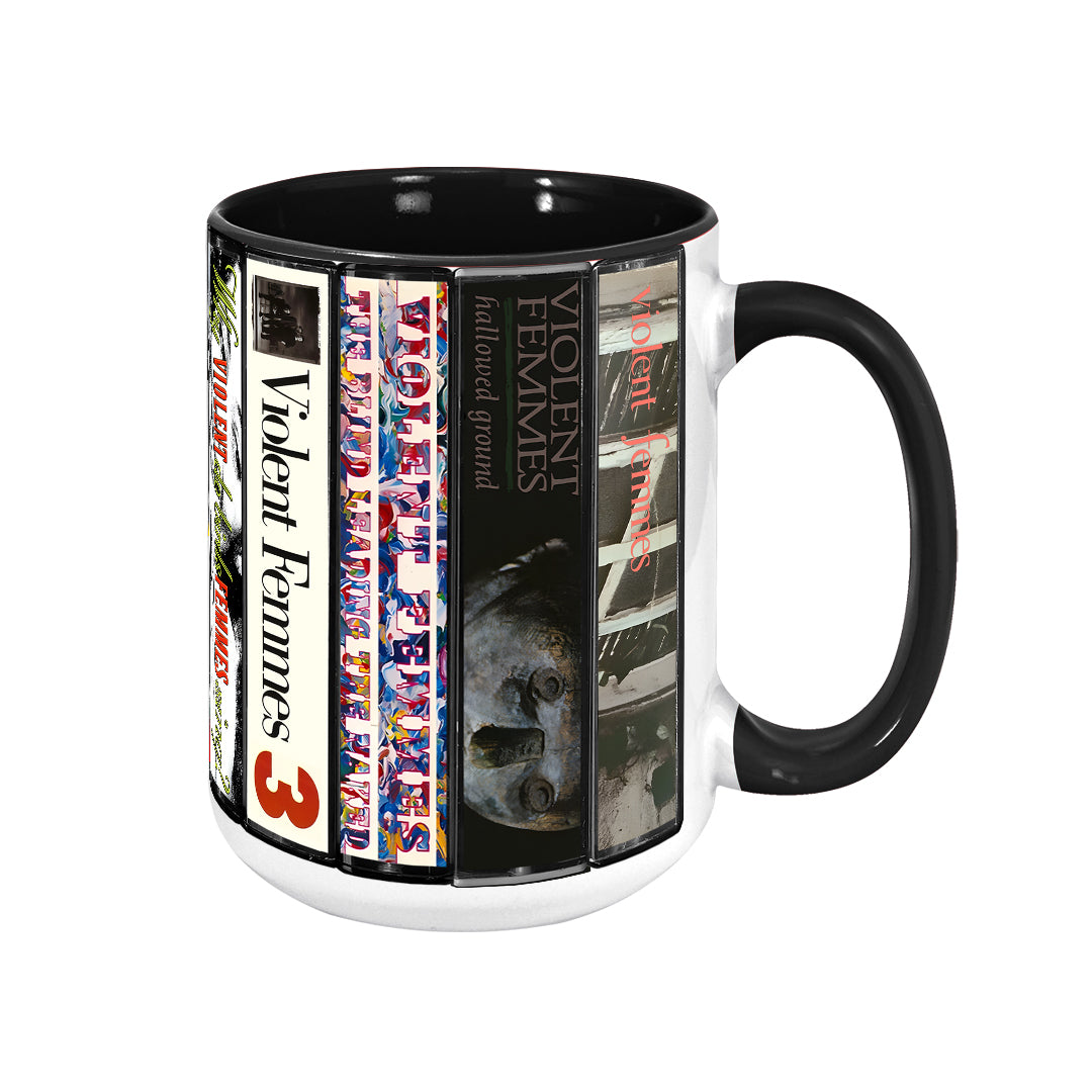 Violent Femmes Albums Cassette Collection Retro Accent Mug