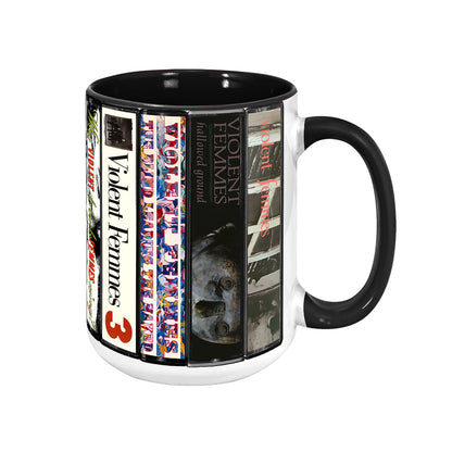 Violent Femmes Albums Cassette Collection Retro Accent Mug