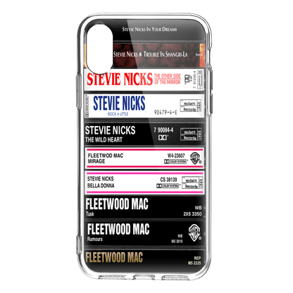 Stevie Nicks Albums Cassette Collection Retro Phone Case