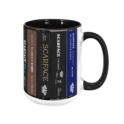 Scarface Albums Cassette Collection Retro Accent Mug