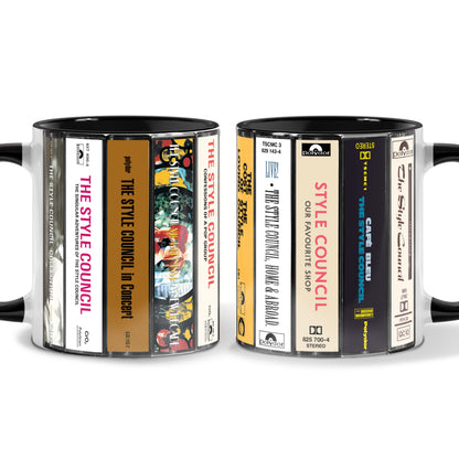 The Style Council Albums Cassette Collection Retro Accent Mug
