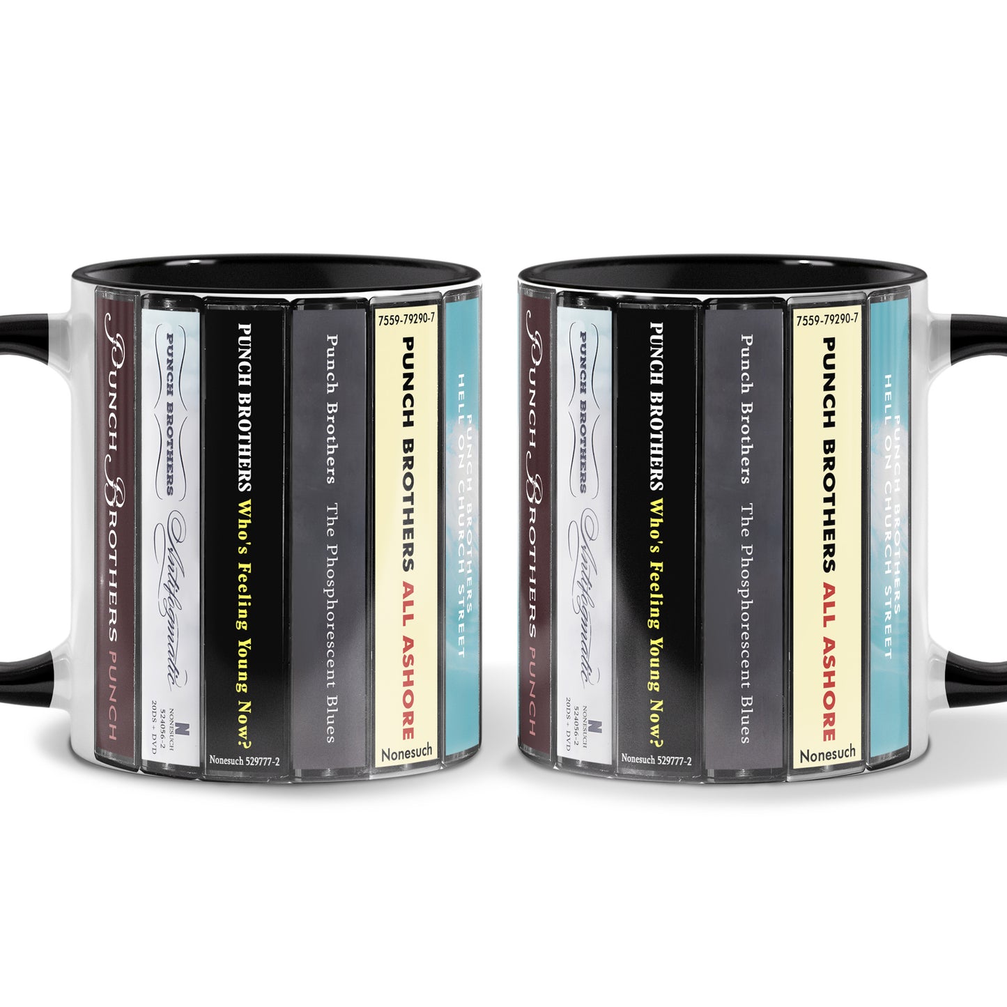 Punch Brothers Albums Cassette Collection Retro Accent Mug
