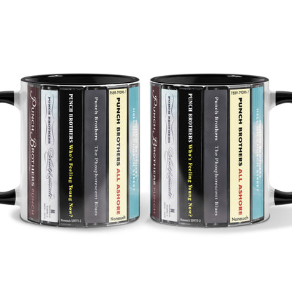 Punch Brothers Albums Cassette Collection Retro Accent Mug