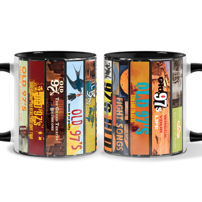 Old 97's Albums Cassette Collection Retro Accent Mug