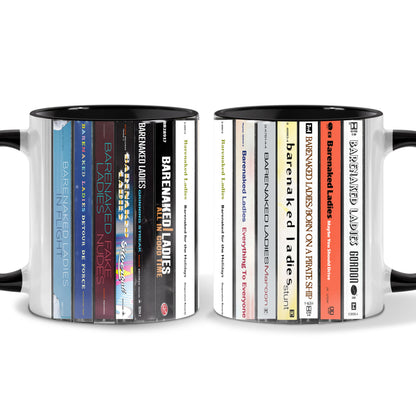 Barenaked Ladies Albums Cassette Collection Retro Accent Mug