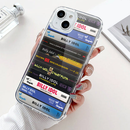 Billy Idol Albums Cassette Collection Retro Phone Case