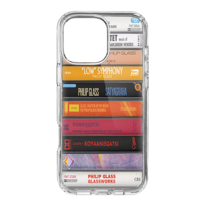 Philip Glass Albums Cassette Collection Retro Phone Case