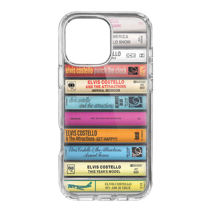 Elvis Costello Albums Cassette Collection Retro Phone Case