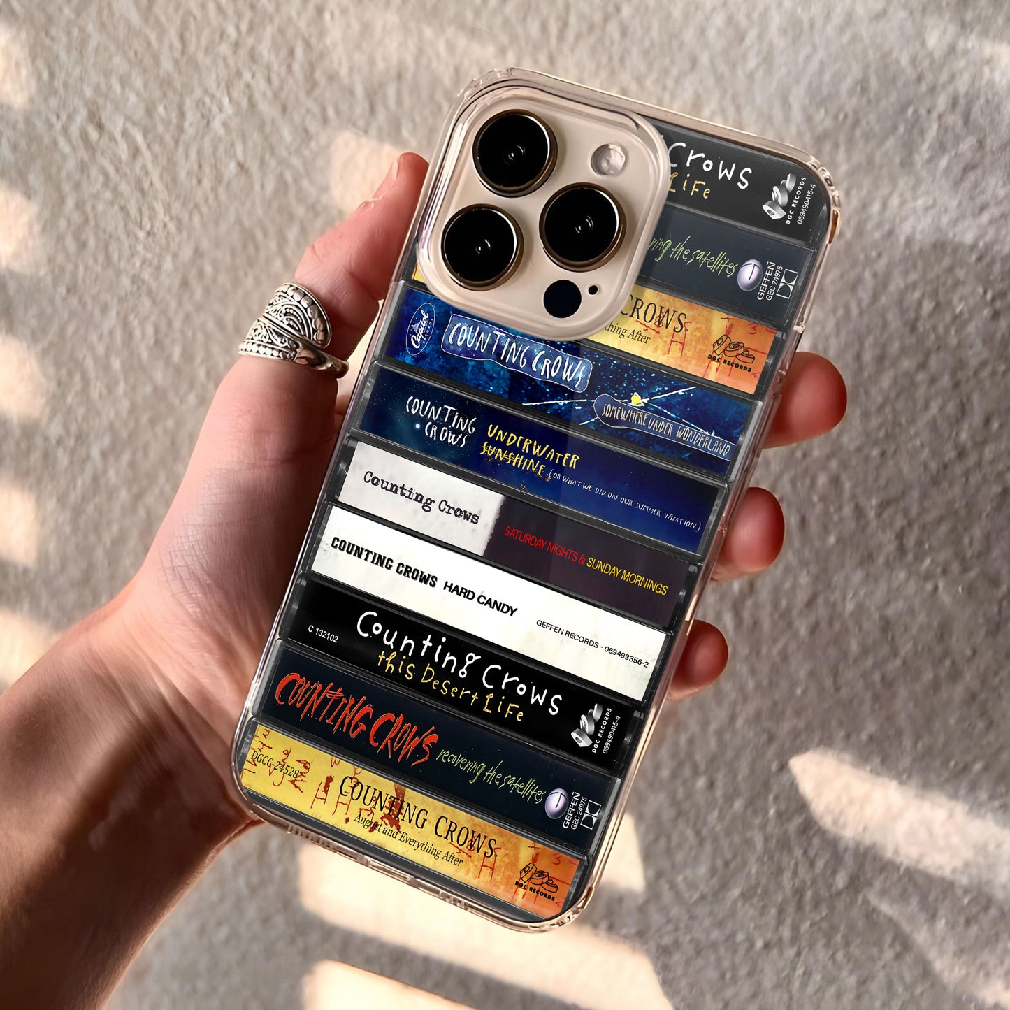 Counting Crows Albums Cassette Collection Retro Phone Case