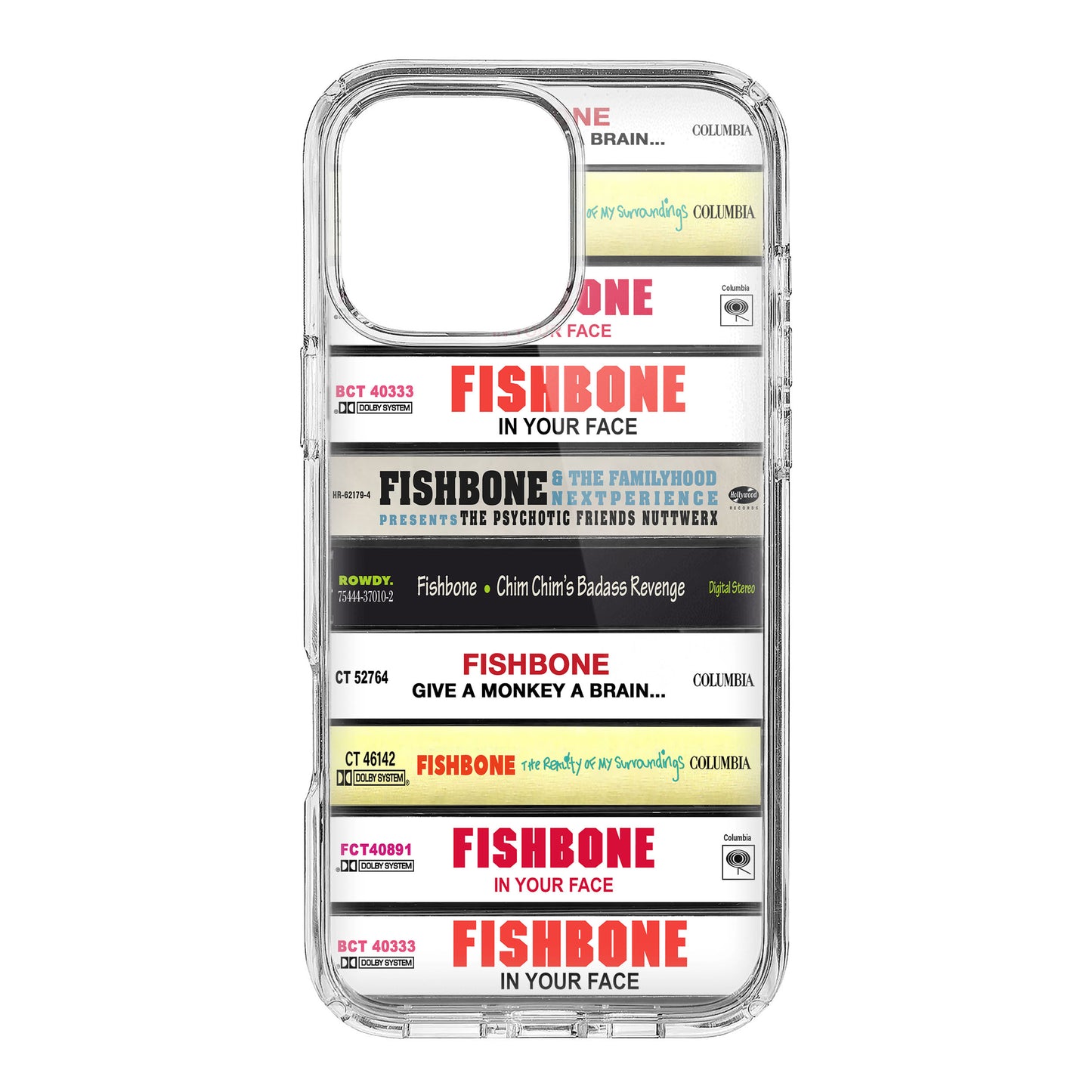 Fishbone Albums Cassette Collection Retro Phone Case