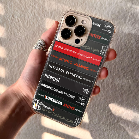 Interpol Albums Cassette Collection Retro Phone Case