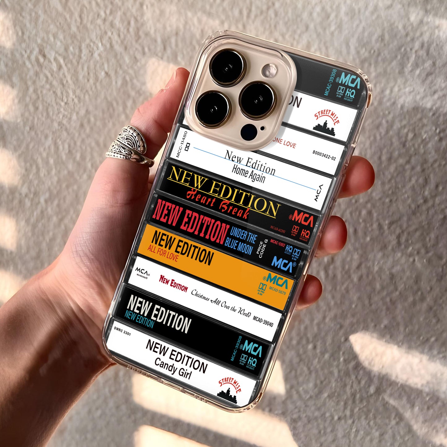 New Edition Albums Cassette Collection Retro Phone Case