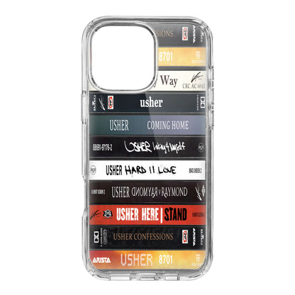 Usher Albums Cassette Collection Retro Phone Case