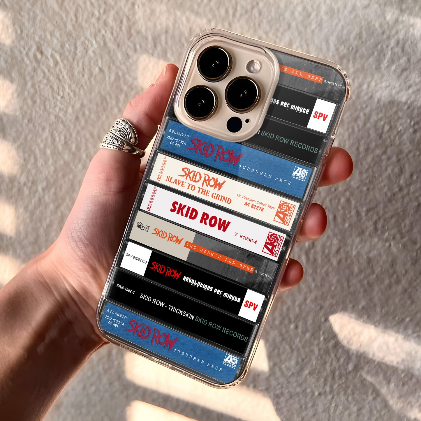 Skid Row Albums Cassette Collection Retro Phone Case