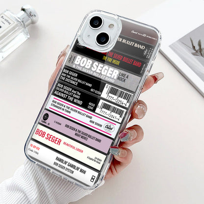 Bob Seger Albums Cassette Collection Retro Phone Case