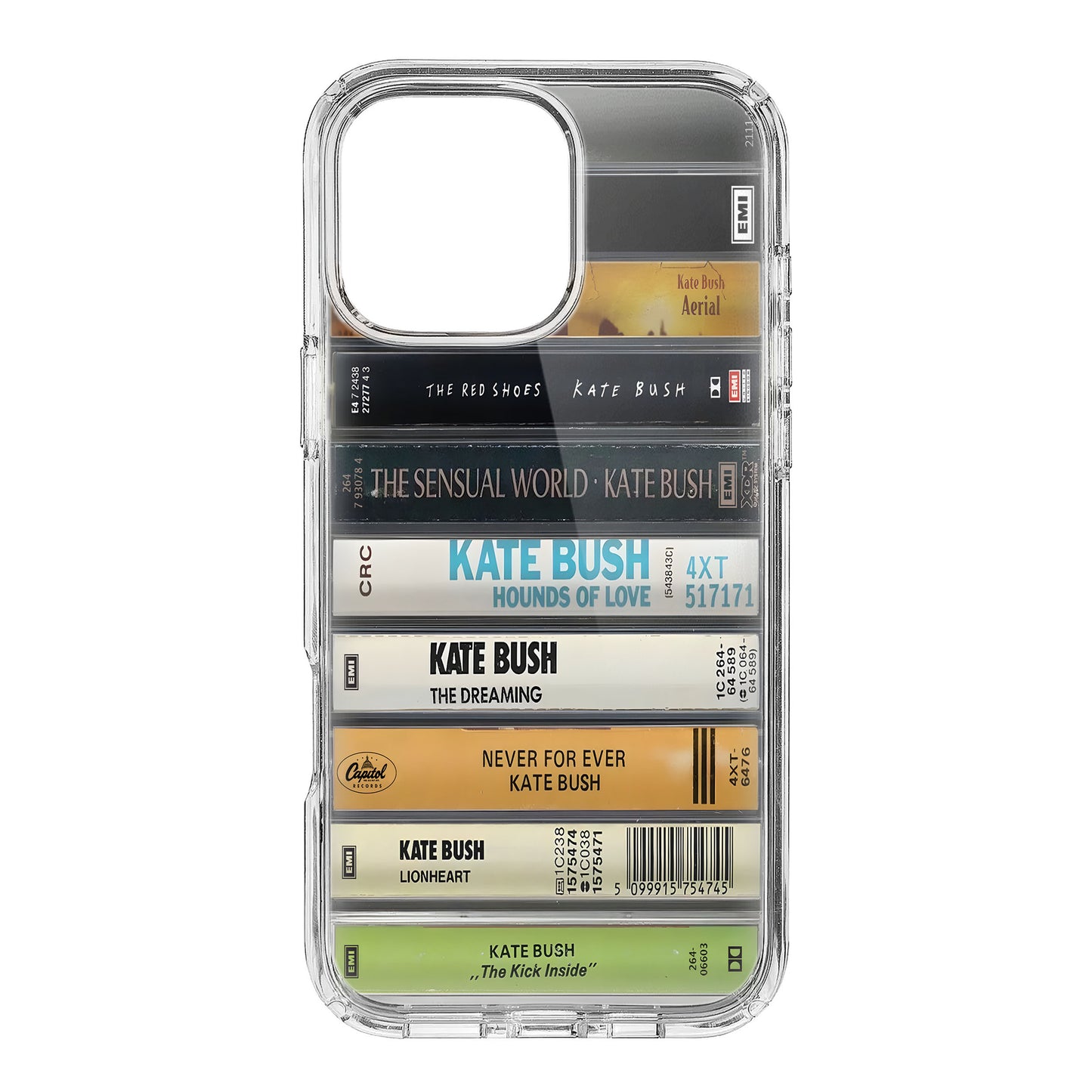 Kate Bush Albums Cassette Collection Retro Phone Case