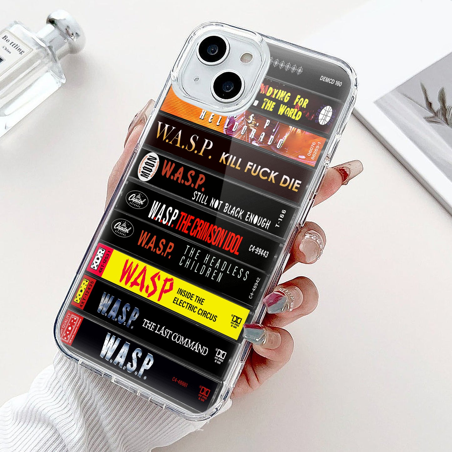 W.A.S.P Albums Cassette Collection Retro Phone Case