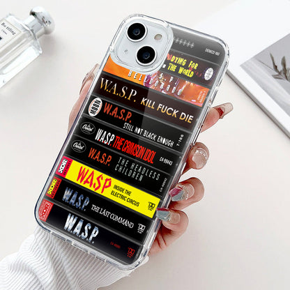 W.A.S.P Albums Cassette Collection Retro Phone Case