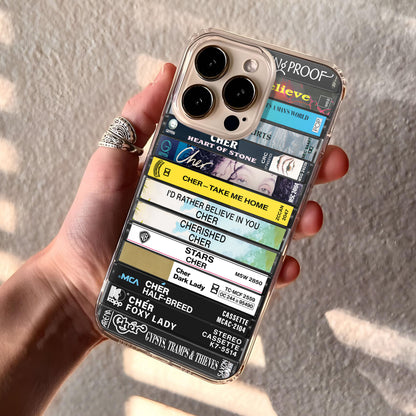 Cher Albums Cassette Collection Retro Phone Case