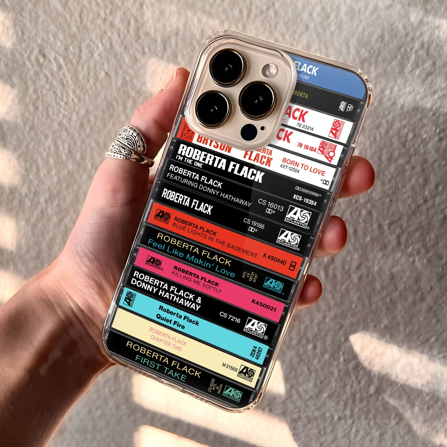 Roberta Flack Albums Cassette Collection Retro Phone Case