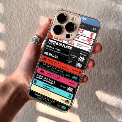 Roberta Flack Albums Cassette Collection Retro Phone Case