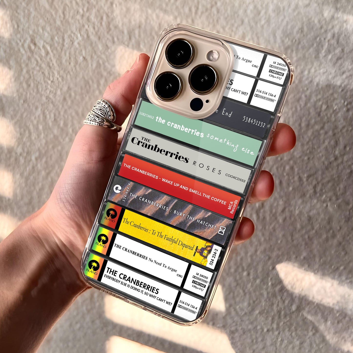 The Cranberries Albums Cassette Collection Retro Phone Case