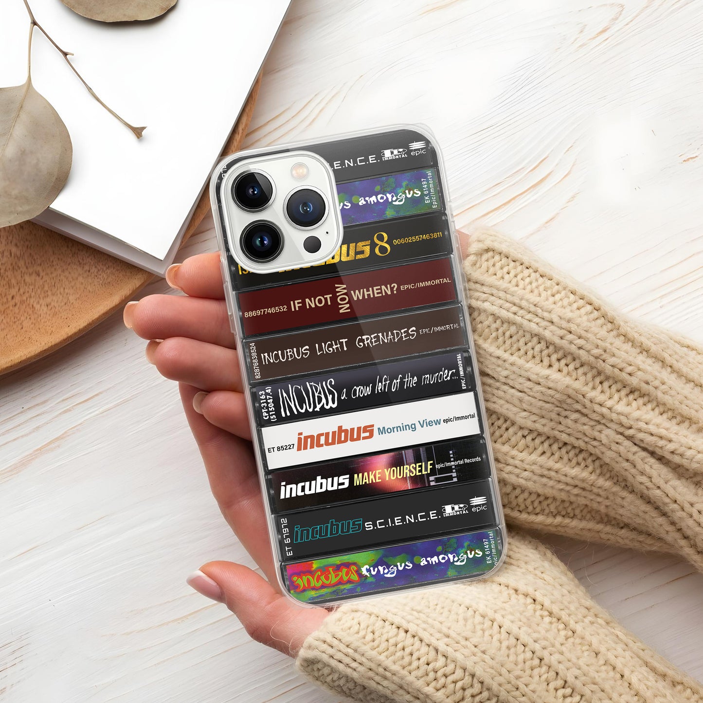 Incubus Albums Cassette Collection Retro Phone Case