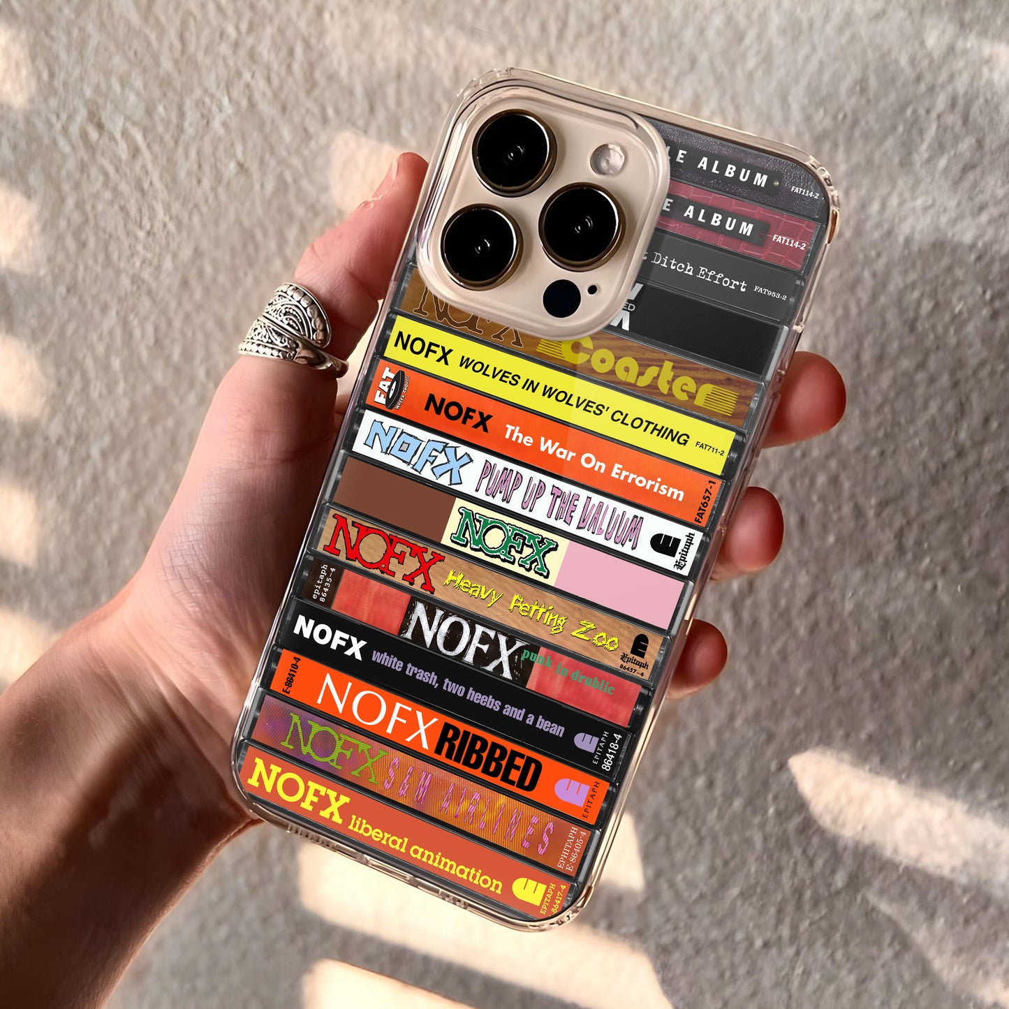 NOFX Albums Cassette Collection Retro Phone Case