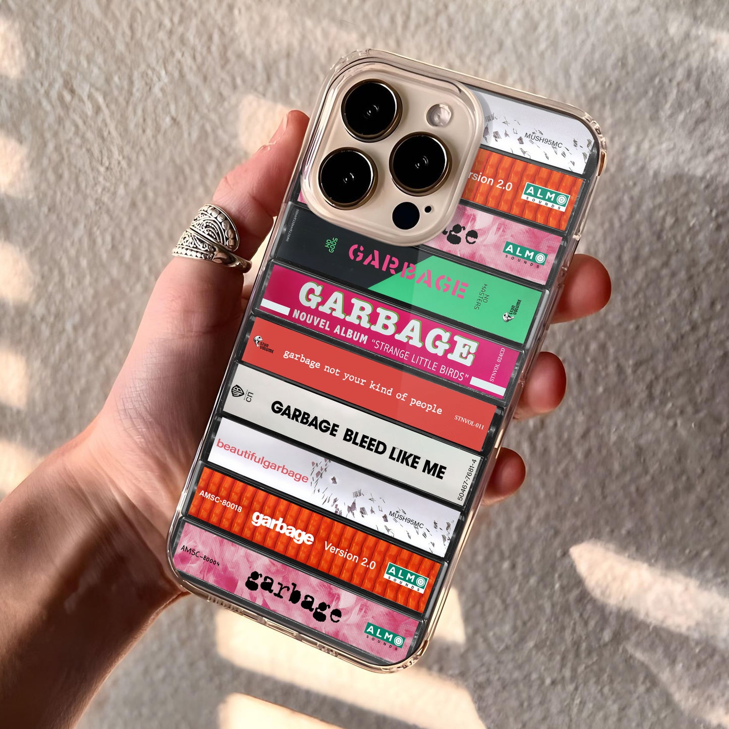 Garbage Albums Cassette Collection Retro Phone Case