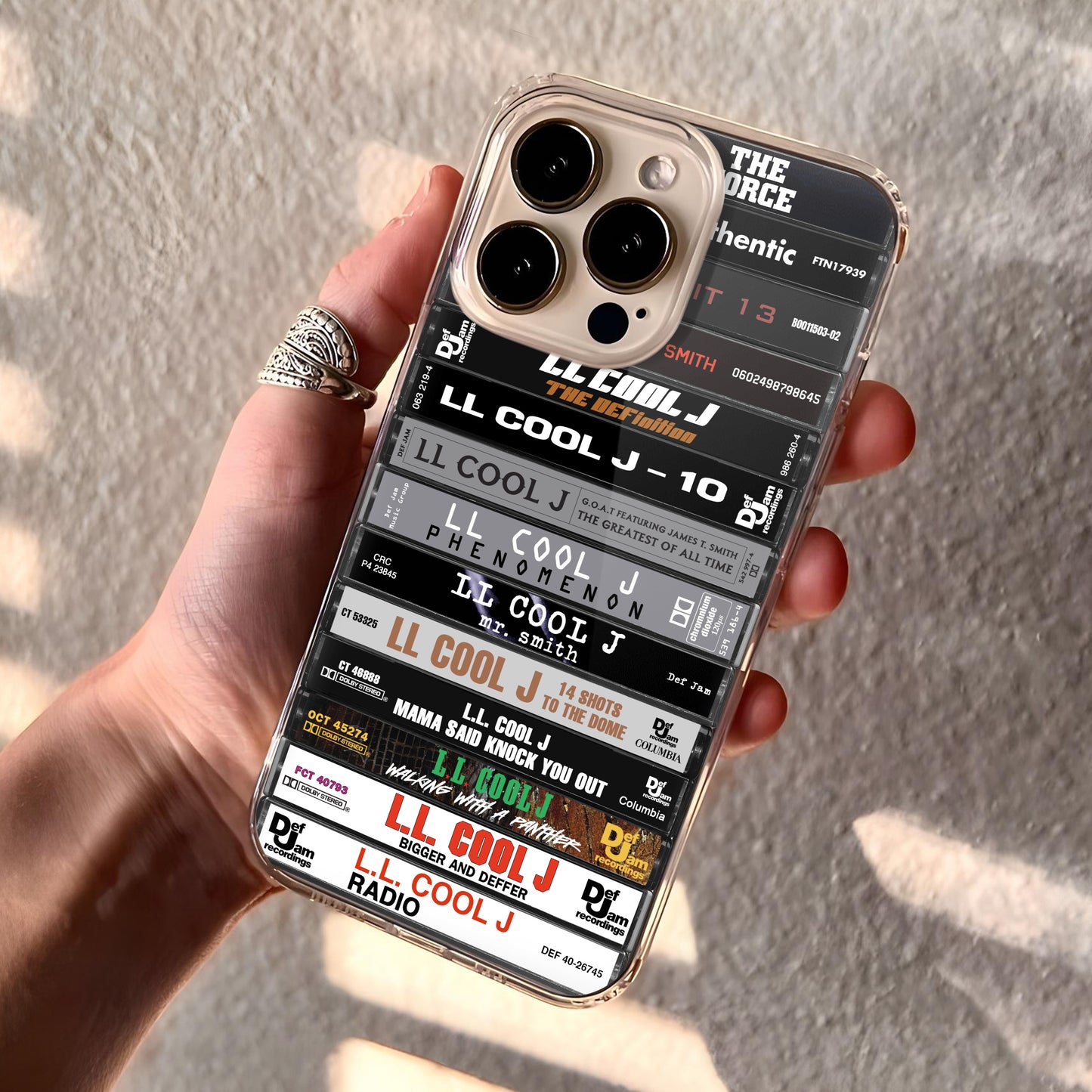 LL Cool J Albums Cassette Collection Retro Phone Case