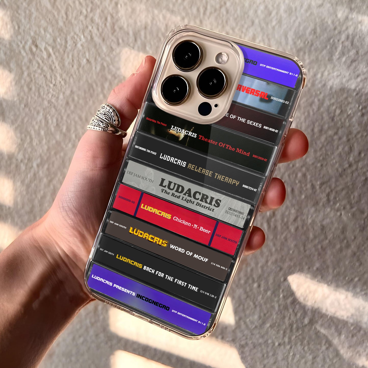 Ludacris Albums Cassette Collection Retro Phone Case