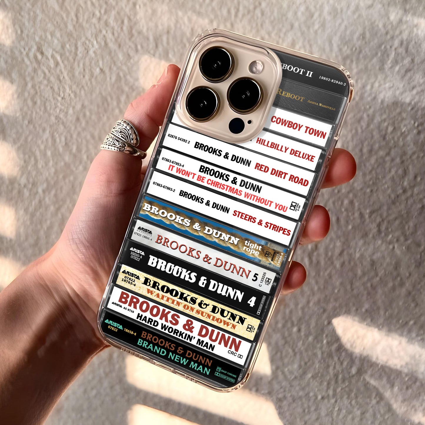 Brooks & Dunn Albums Cassette Collection Retro Phone Case