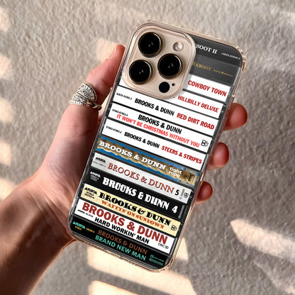 Brooks & Dunn Albums Cassette Collection Retro Phone Case